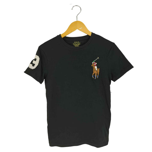 ポロラルフローレン POLO RALPH LAUREN CUSTOM SLIM FIT ビッグポニー 刺繍 クルーネック Tシャツ メンズ import:XS