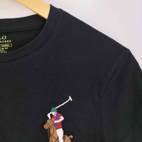 ポロラルフローレン POLO RALPH LAUREN CUSTOM SLIM FIT ビッグポニー 刺繍 クルーネック Tシャツ メンズ import:XS