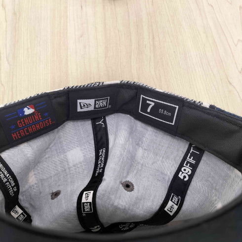 ニューエラ NEW ERA 59FIFTY チェック柄刺繍キャップ レディース 7