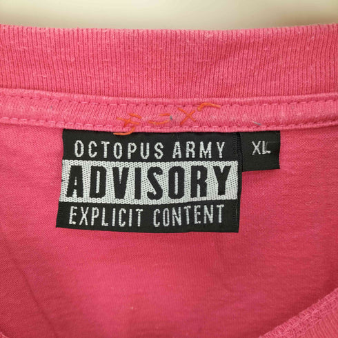 オクトパスアーミー OCTOPUS ARMY ADVISORY 絵の具 プリント Tシャツ メンズ import:XL