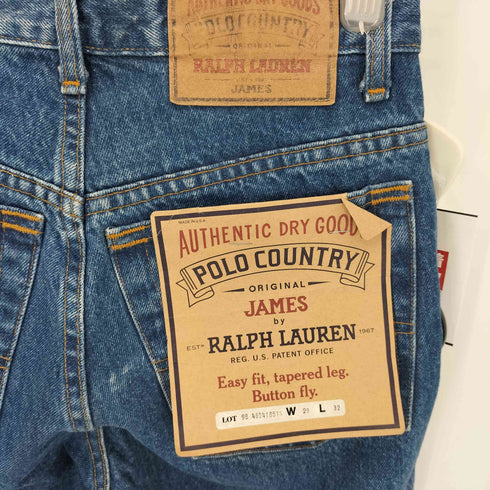 ポロカントリーラルフローレン POLO COUNTRY RALPH LAUREN 90S JAMES テーパード デニムパンツ デッドストック メンズ W28/L32
