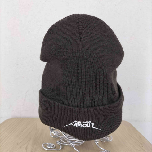 ワールドワイドフェイマス WORLD WIDE FAMOUS 刺繍ニットキャップ メンズ FREE