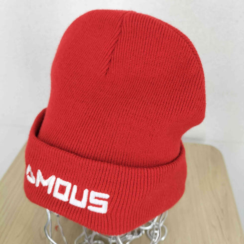 ワールドワイドフェイマス WORLD WIDE FAMOUS ロゴオマージュ刺繍ニットキャップ メンズ FREE