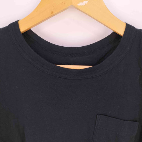 サカイ Sacai 胸ポケット バックサテン切替 クルーネック Tシャツ レディース JPN:1