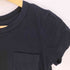 サカイ Sacai 胸ポケット バックサテン切替 クルーネック Tシャツ レディース JPN:1