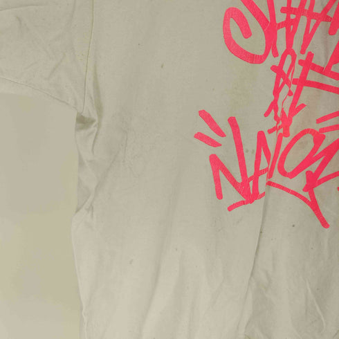 オクトパスアーミー OCTOPUS ARMY anvil ボディ ADVISORY SHAME OF NATION プリント Tシャツ メンズ import:XL
