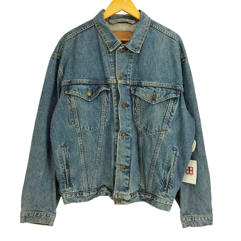 リーバイス Levis カナダ製 75525 4ポケット カスタム ポケット ウォッシュド デニム トラッカー ジャケット メンズ import:L