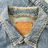 リーバイス Levis カナダ製 75525 4ポケット カスタム ポケット ウォッシュド デニム トラッカー ジャケット メンズ import:L