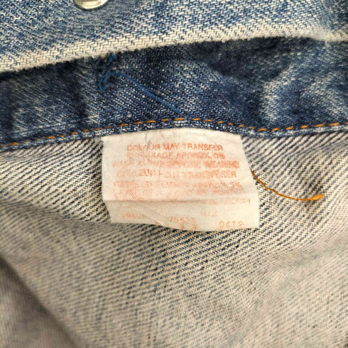 リーバイス Levis カナダ製 75525 4ポケット カスタム ポケット ウォッシュド デニム トラッカー ジャケット メンズ import:L