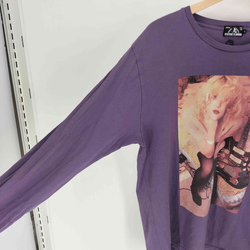 ヒステリックグラマー HYSTERIC GLAMOUR COURTNEY LOVE コートニー ラブ フォト プリント L/S Tシャツ メンズ JPN:L