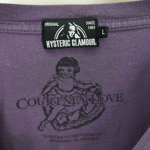 ヒステリックグラマー HYSTERIC GLAMOUR COURTNEY LOVE コートニー ラブ フォト プリント L/S Tシャツ メンズ JPN:L
