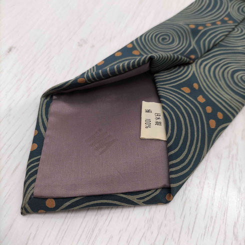 イッセイミヤケデザインスタジオ im ISSEY MIYAKE DESIGN STUDIO シルク100% 総柄ネクタイ メンズ