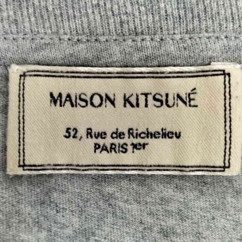 メゾンキツネ MAISON KITSUNE マルチワッペン クルーネック Tシャツ メンズ import:M