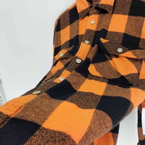 アンチソーシャルソーシャルクラブ ANTI SOCIAL SOCIAL CLUB USA製 バッファローチェック フラップポケット L/S フランネル シャツ メンズ import:L
