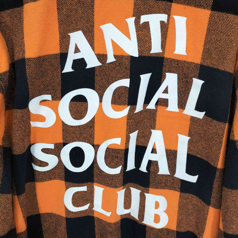 アンチソーシャルソーシャルクラブ ANTI SOCIAL SOCIAL CLUB USA製 バッファローチェック フラップポケット L/S フランネル シャツ メンズ import:L