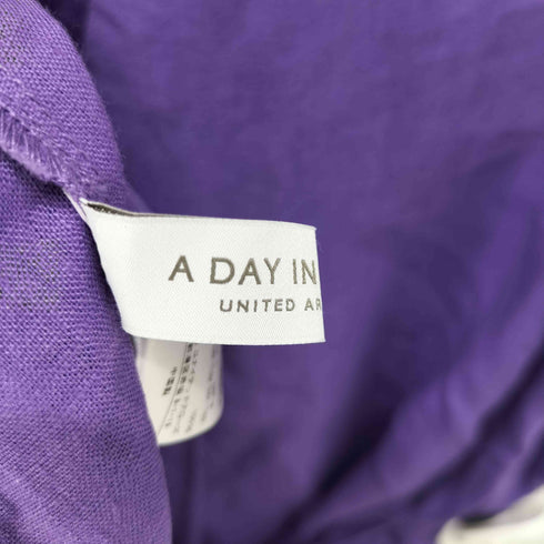 アデイインザライフユナイテッドアローズ A day in the life UNITED ARROWS フレンチスリーブ リネンワンピース レディース