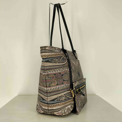 エトロ ETRO イタリア製 ミニポーチ付き ペイズリー柄 トートバッグ レディース