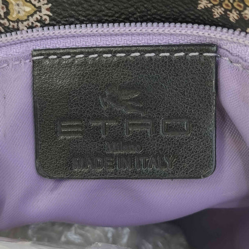 エトロ ETRO イタリア製 ミニポーチ付き ペイズリー柄 トートバッグ レディース