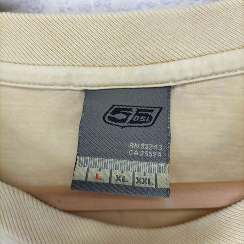 フィフティーファイブディーエスエル 55DSL フロントカモライン クルーネック半袖Tシャツ カットソー Y2K メンズ JPN:L