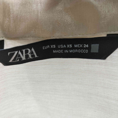 ザラ ZARA カジュアルシースルーシャツ レディース import:XS