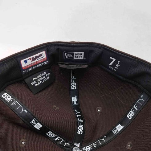 ニューエラ NEW ERA 59FIFTY LOW PROFILE ベースボールチーム ロゴ 刺繍 6パネル キャップ メンズ 7 1/2
