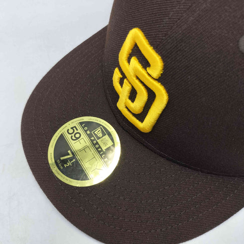 ニューエラ NEW ERA 59FIFTY LOW PROFILE ベースボールチーム ロゴ 刺繍 6パネル キャップ メンズ 7 1/2