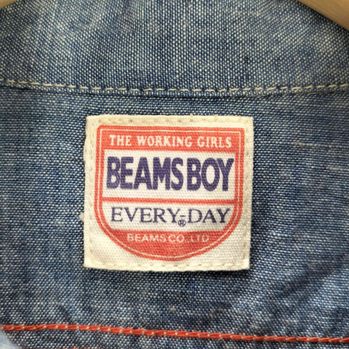 ビームスボーイ BEAMS BOY シャンブレー ロングスリーブ シャツ レディース