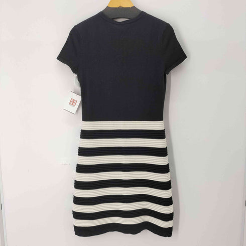 アニエスベー agnes b. S/S カシミア混 コットンボーダーワンピース レディース JPN:2