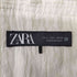 ザラ ZARA シワ加工 ボタンレス テーラードジャケット レディース import:L