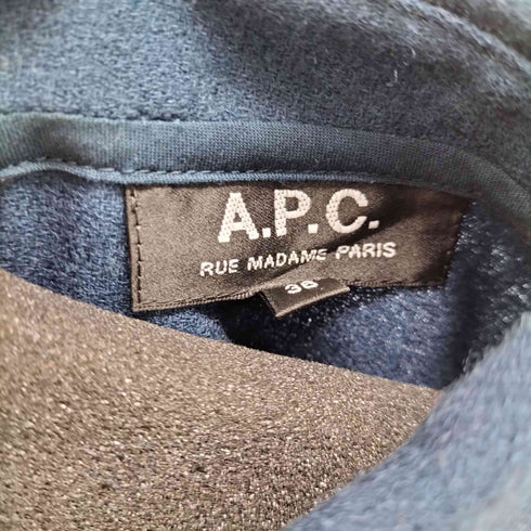 アーペーセー A.P.C. ラウンドカラー ウール ワンピース レディース JPN:36