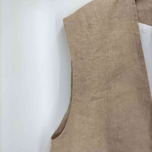 ザラ ZARA ビッグシルエット 1ボタン ベスト レディース import:L
