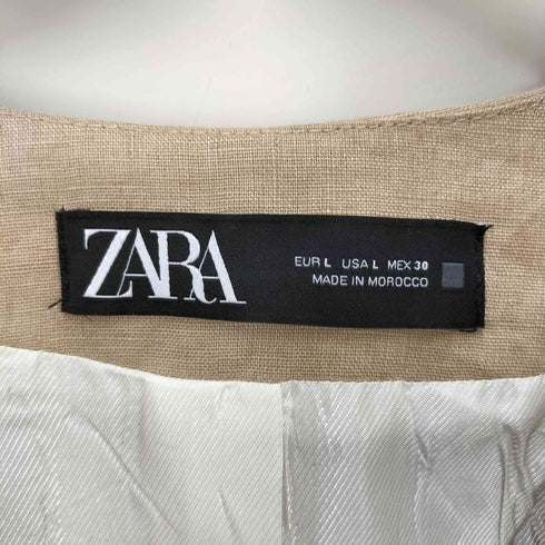 ザラ ZARA ビッグシルエット 1ボタン ベスト レディース import:L