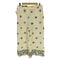 ザラ ZARA Floral Ecru Linen Blend Culottes Trousers フラワー エクリュ リネン ブレンド キュロット トラウザーズ レディース L