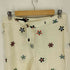 ザラ ZARA Floral Ecru Linen Blend Culottes Trousers フラワー エクリュ リネン ブレンド キュロット トラウザーズ レディース L