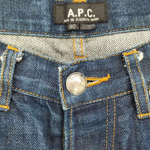 アーペーセー A.P.C. イーストバイウエスト期 日本製 ボタンフライ ストレートデニムパンツ メンズ 30