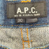 アーペーセー A.P.C. イーストバイウエスト期 日本製 ボタンフライ ストレートデニムパンツ メンズ 30