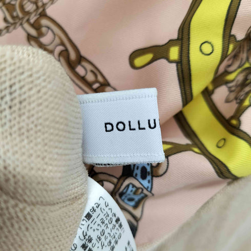 Dollupoops 切替プリントカーディガン レディース JPN:38
