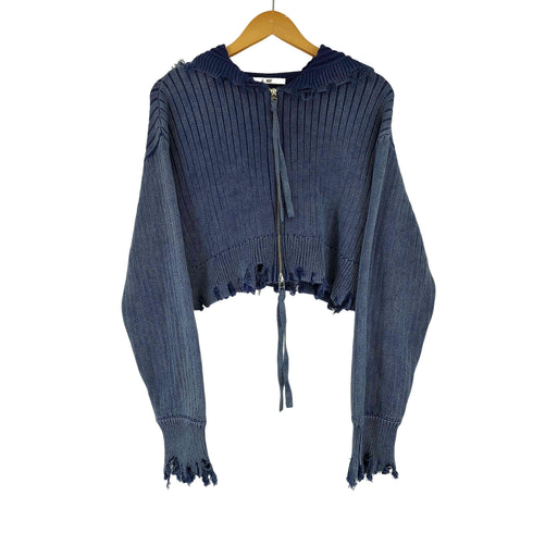 スライ SLY BLEACHED DAMEGED HOODIE レディース FREE