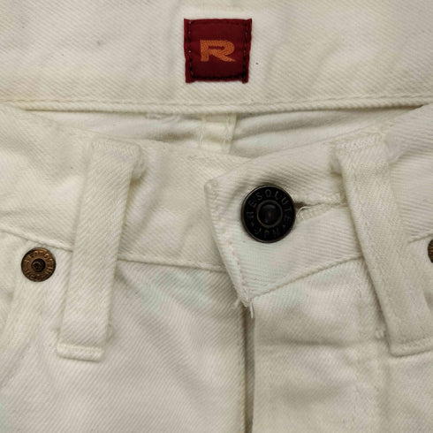 リゾルト RESOLUTE 710 ボタンフライ ホワイトデニムパンツ レディース W28 L30