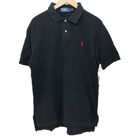 ポロバイラルフローレン Polo by RALPH LAUREN 90S ポニー刺繍 鹿の子 ポロシャツ メンズ import:L