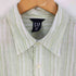 ギャップ Gap 00s OLD オールド リネン ストライプ シャツ メンズ import:M