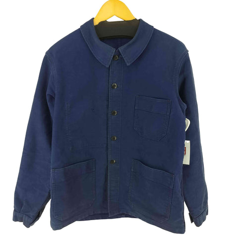 50s 60s Le Mont St Michel モールスキンジャケット フレンチワーク メンズ EUR:48