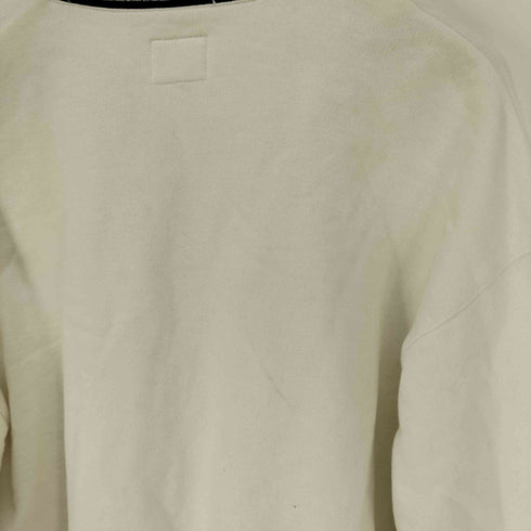 ユナイテッドカラーズオブベネトン UNITED COLORS OF BENETTON イタリア製 90S RELAX ワッペン パイピングライン コットン スウェット カーディガン メンズ import:M