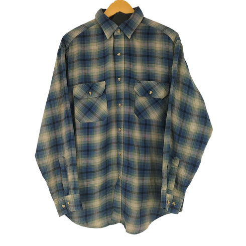 ノースウエストテリトリー NORTHWEST TERRITORY 90S チェック L/S シャツ メンズ import:M