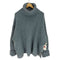 クラネ CLANE 23AW MIXYARN WIDE RIB TURTLE KNIT TOPS ミックスヤーン ワイド リブ ニットトップス レディース JPN:2