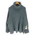 クラネ CLANE 23AW MIXYARN WIDE RIB TURTLE KNIT TOPS ミックスヤーン ワイド リブ ニットトップス レディース JPN:2