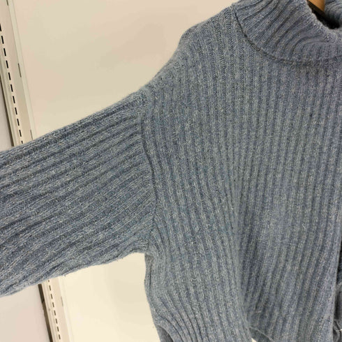 クラネ CLANE 23AW MIXYARN WIDE RIB TURTLE KNIT TOPS ミックスヤーン ワイド リブ ニットトップス レディース JPN:2