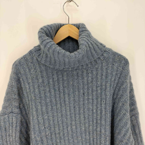 クラネ CLANE 23AW MIXYARN WIDE RIB TURTLE KNIT TOPS ミックスヤーン ワイド リブ ニットトップス レディース JPN:2