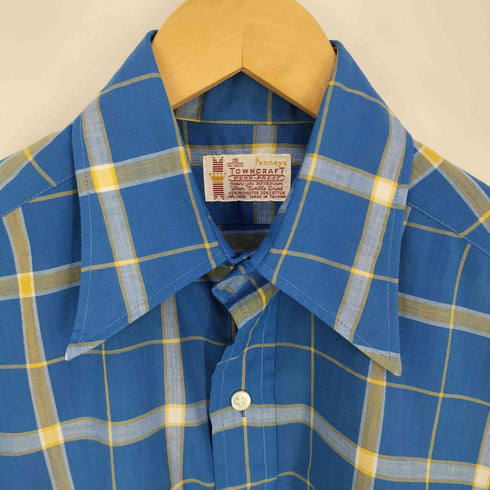 ペニーズタウンクラフト PENNEYS TOWNCRAFT 60-70s ショートスリーブ チェックシャツ メンズ import:S