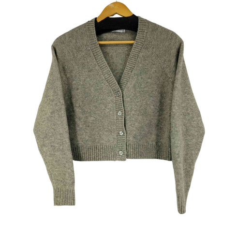 ザラ ZARA クロップドカーディガン レディース import:M